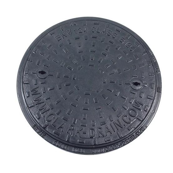 Manhole Cover and Frame Cast Iron 450mm Diameter - B125 Load Class