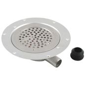 Shower Drain Circle for Sheet Flooring - Stainless Steel 32mm Outlet