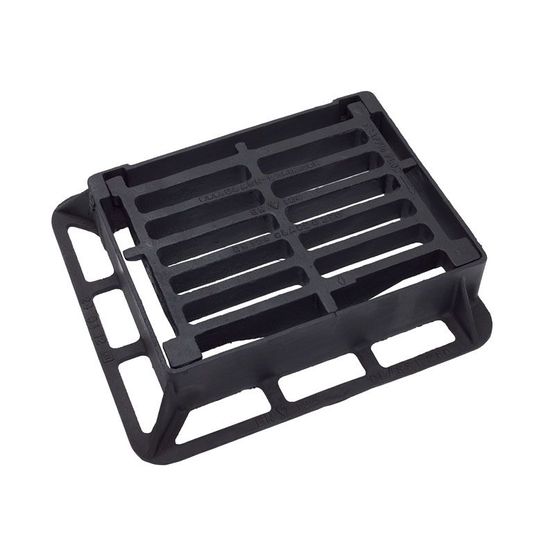 Manhole Cover and Frame 336L x 308W x 100H Cast Iron - C250 Class