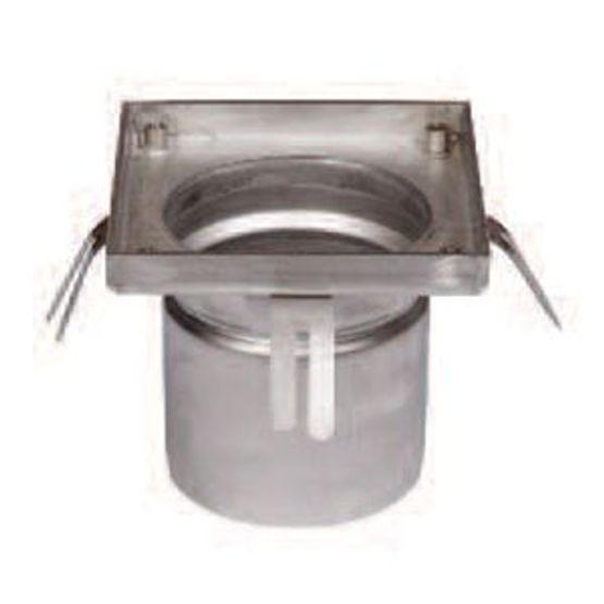 ACO Rodding Eye Gully Stainless Steel 304 Vertical Square 150mm