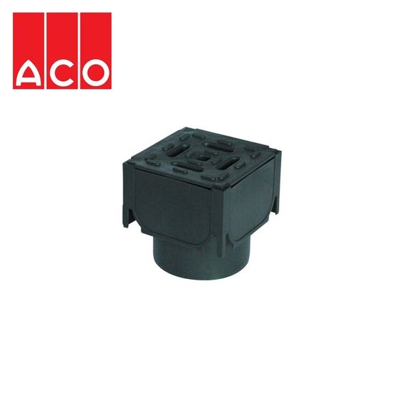 ACO Hexdrain Plastic Channel Drainage Corner Unit and Vertical Outlet
