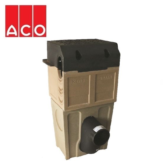 ACO KerbDrain SP480 Splayed Gully Top and Roddable Deep Base Unit
