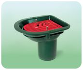 Caroflow Roof Balcony Rainwater Outlet - Grating Only