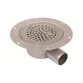 Shower Drain Horizontal Circle Gully Stainless Steel 155mm - 50mm