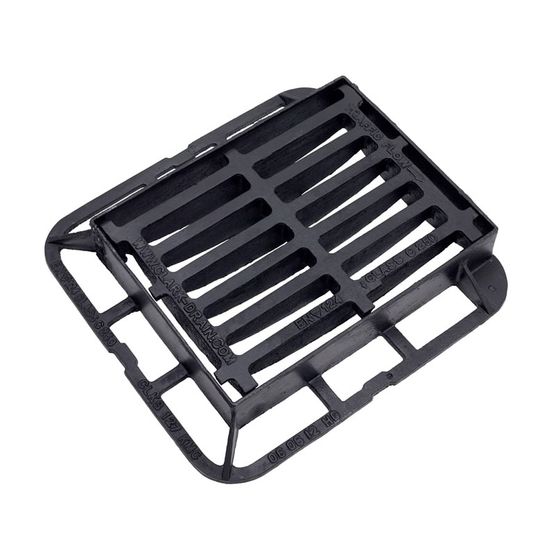 Manhole Cover and Frame 440L x 335W x 75H Cast Iron - C250 Class