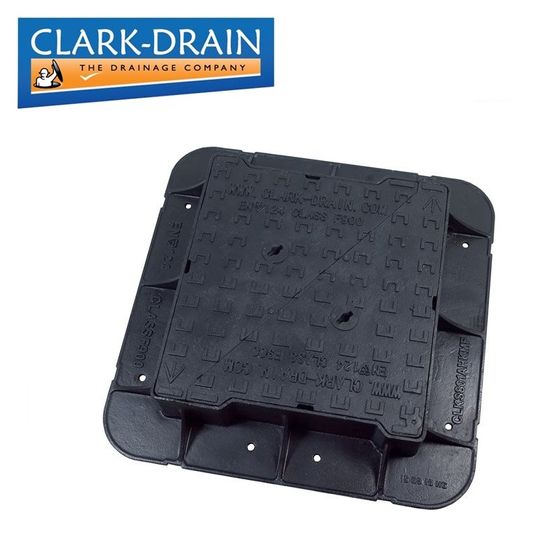 Manhole Cover and Frame 600L x 600W x 150H Cast Iron - F900 Class