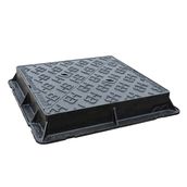 Cast Iron Manhole Cover and Frame 600L x 600W x 150H - D400 Class
