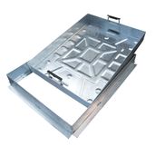 Recessed Manhole Cover & Frame for Block Paving 600 x 450mm - 10 Tonne