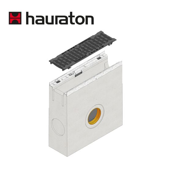 Hauraton Channel Drain Slotted Iron Grating Trash Box KS100 - F900