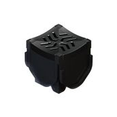 Fernco Stormdrain Channel Drain Quad Connector With Plastic Lid