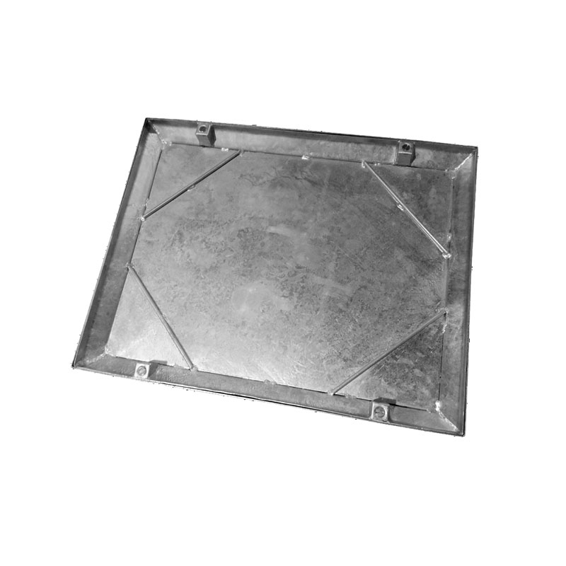 450 x 450 x 68mm Clear Opening 80mm Overall Depth DS Line Aluminium Recessed Manhole Cover & Frame Double Sealed