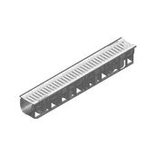 Hauraton Recyfix Standard 100 Channel & Galvanised Slotted Grating - A15