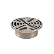 Stainless Steel 150mm Gully Grating NPSM Threaded Fit - Vortx