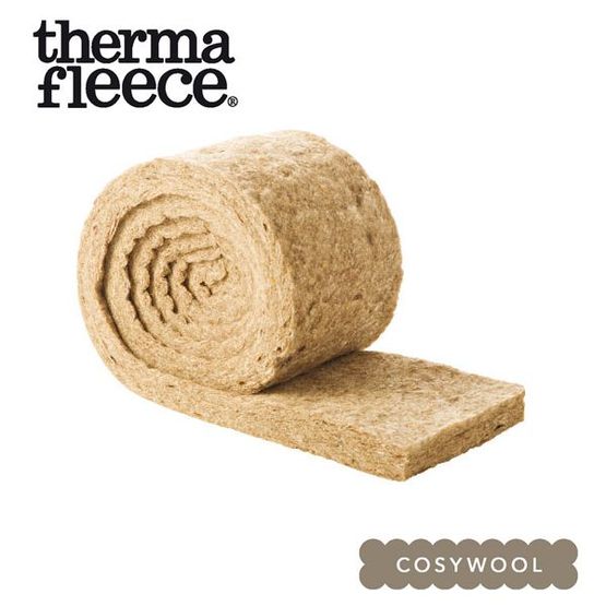 Sheeps Wool Insulation CosyWool by Thermafleece 100mm x 570mm - 7.41m2