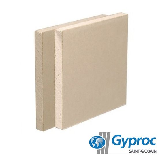 Gyproc Plasterboard Wallboard Square Edge - 1.8m x 900mm x 12.5mm