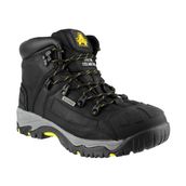 Waterproof Safety Boots in Black FS32 by Amblers - Size 4 to 15