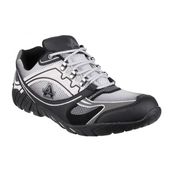 Sporty Safety Trainer in Grey FS702 by Amblers - Size 6 to 12
