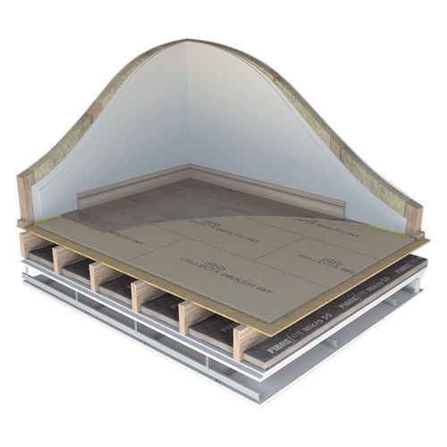 DECKfon 26T Acoustic Overlay Boards 2.4m x 600mm x 26mm - 109.44m2
