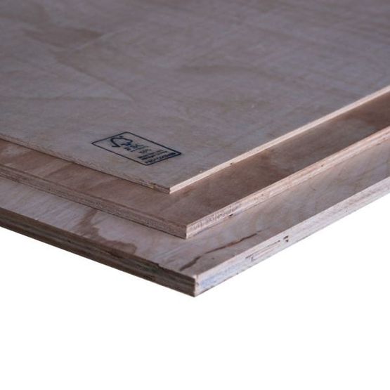 Hardwood Plywood Board Structural Grade - 2.44m x 1.22mm x 18mm