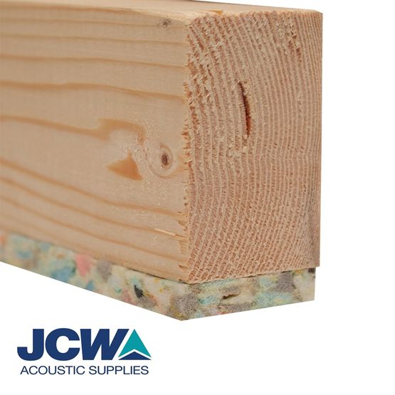 JCW Acoustic Batten 90T for Timber Floors - 90mm x 42mm x 1.8m Length