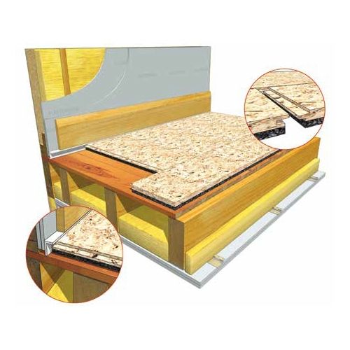 JCW Acoustic Deck 28 for Timber Floors - 2.4m x 600mm x 28mm Board