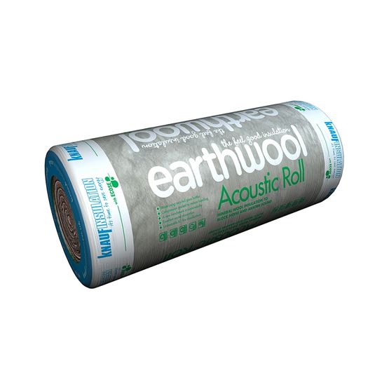 Knauf Acoustic Roll Insulation 400mm Wide Earthwool 100mm - 264m2
