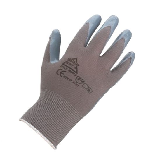 Nitrile Coated Work Gloves One Size