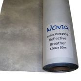 Novia Reflex Reflective Roof & Wall Breathable Membrane - 50m x 1.5m