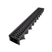 ACO Hexdrain A15 Plastic Drainage Channel with Microgrip - 1m