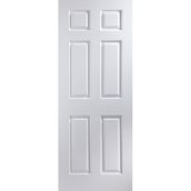 JELD-WEN Bostonian 6 Panel White Primed Internal 35mm FD30 Fire Door
