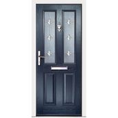  Virtuoso Clifton CS1 2 Panel Victorian Fully Finished Composite 2 Light Decorative Glazed External Front Door