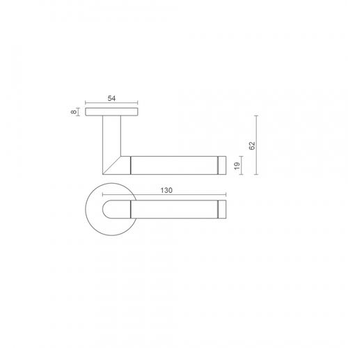 consort-emgraved-mitred-lever-handle-8mm-sprung-dimensions