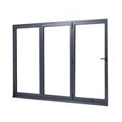 LPD AluVu Aluminium Clear Glazed Folding/Sliding Door  