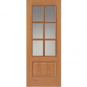JB Kind Internal Oak Royale 12-6VMN Glazed Fire Door