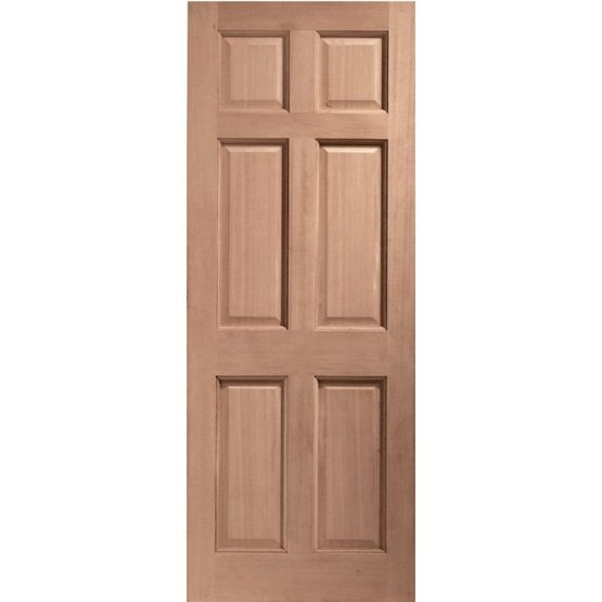 LPD External Hardwood COLONIAL Traditional 6 Panel Door M&T (30&quot; x 78&quot;)