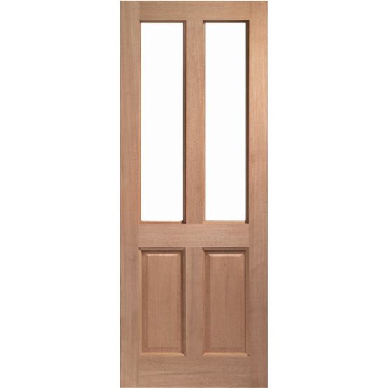 LPD External Hardwood MALTON Victorian Style Unglazed Door D&G (30&quot; x 78&quot;)