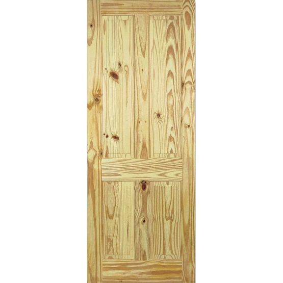 LPD Internal Knotty Pine 4 PANEL Traditional Door (24&quot; x 78&quot;)