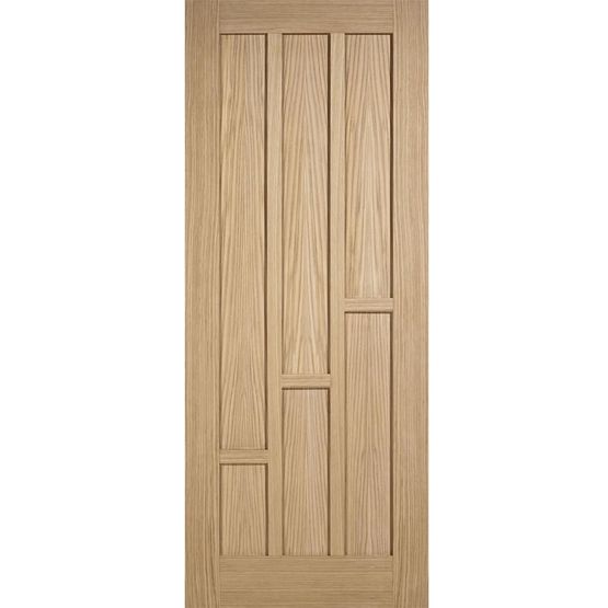 LPD Internal Oak COVENTRY Contemporary 6 Panel Door (27&quot; x 78&quot;)