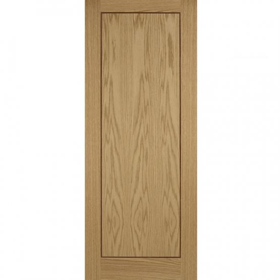 LPD Internal Oak INLAY Pre-Finished 1 Panel Flush Door (24&quot; x 78&quot;)