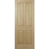 LPD Regency 4 Panel Fully Finished Oak Internal Door