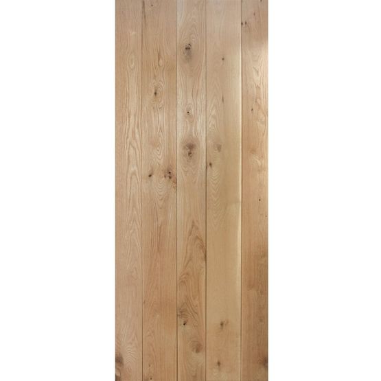 LPD Internal Solid Oak RUSTIC Ledged Door (24&quot; x 78&quot;)