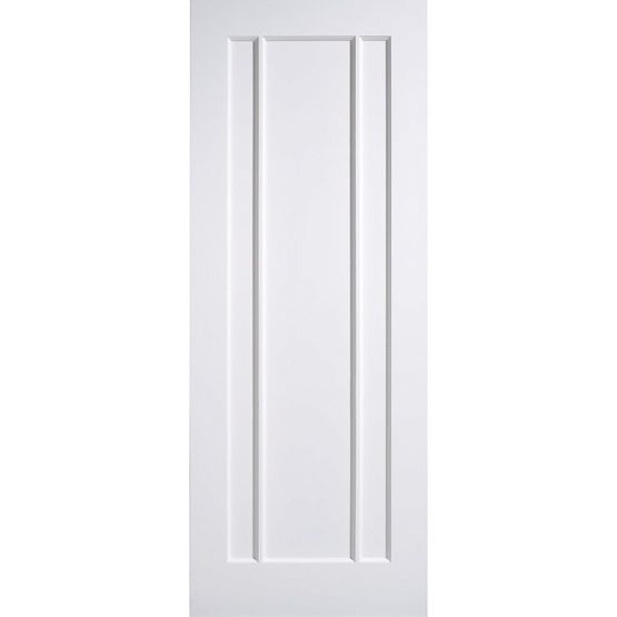 LPD Internal White Primed LINCOLN Contemporary 3 Panel Door (24&quot; x 78&quot;)