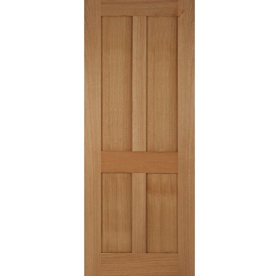 Mendes Internal Oak BRISTOL Shaker Style 4 Panel Door (21&quot; x 78&quot;)