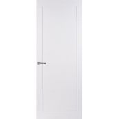 Premdor Internal White Primed 1 PANEL Moulded Smooth Flush Door