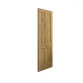 Rustic Oak 4 panel angled door