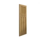 Rustic Oak DX angled door