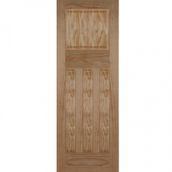Mendes Pine Un-Finished 1930 Flat 4 Panelled Fire Door