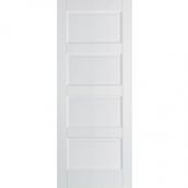 LPD Contemporary 4 Panel White Primed Internal Door