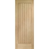 XL Joinery Suffolk 6 Panel Cottage Unfinished Natural Oak External Front Door (M&T)