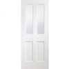 XL Joinery Malton Fully Finished White 2 Light Clear Bevelled Glazed Internal Door - 1981mm x 762mm (78 inch x 30 inch)